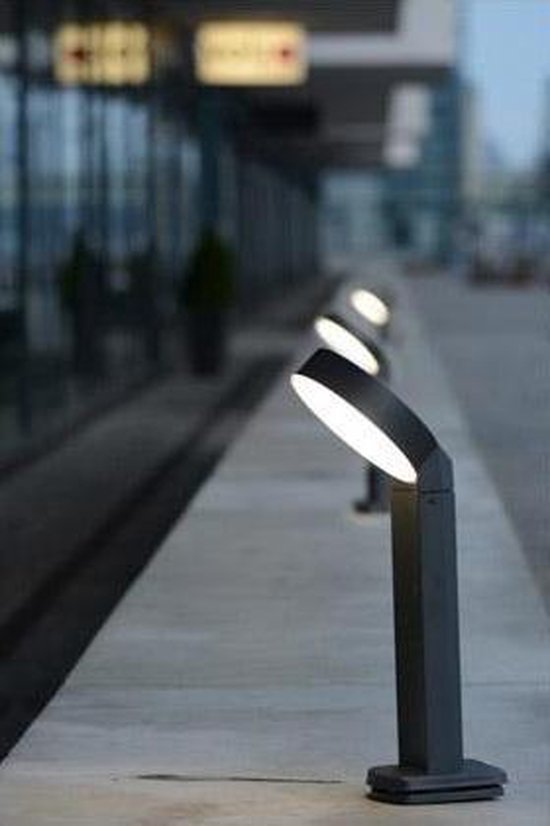 Lutec Meridian Staande aluminium buitenlamp - Tuinverlichting - 73 cm hoog - LED - LUTEC