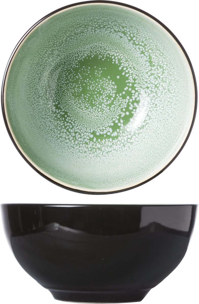 Cosy&Trendy Finesse Green Kommetje - Ø 15 cm x 7 cm - Set-4