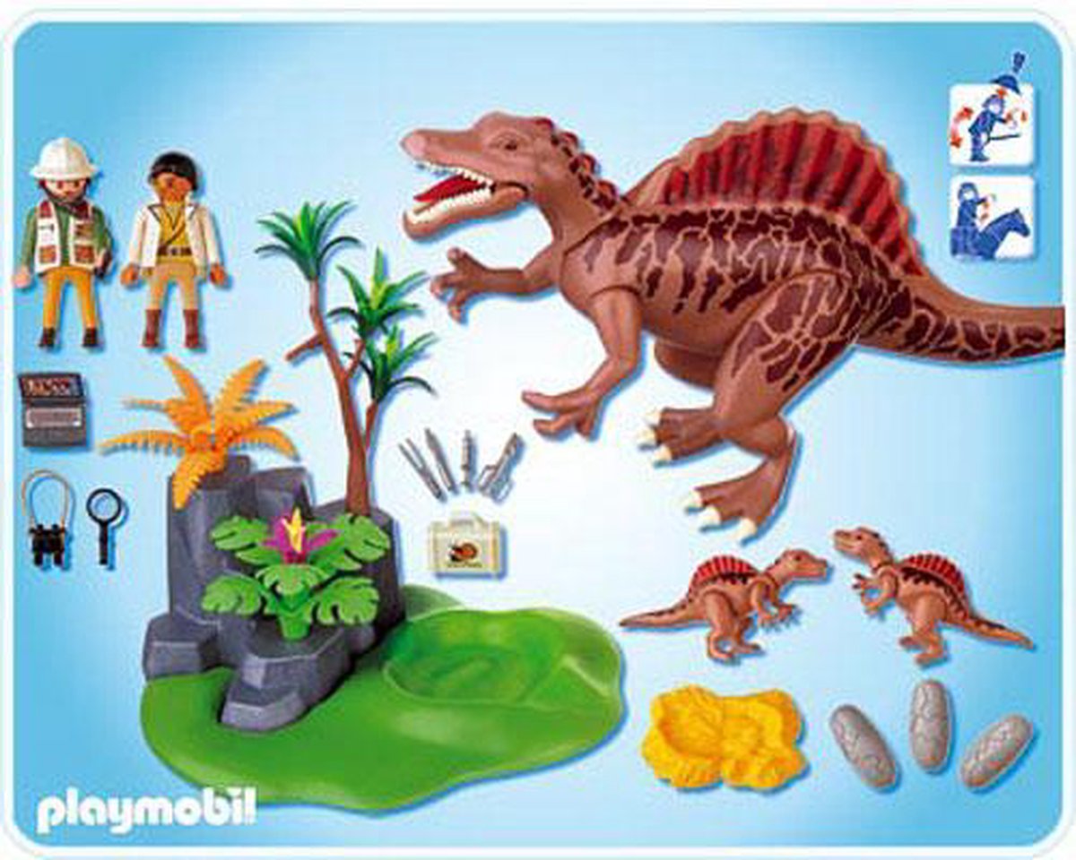 Playmobil Spinosaurus met babydino's - 4174 | bol.com