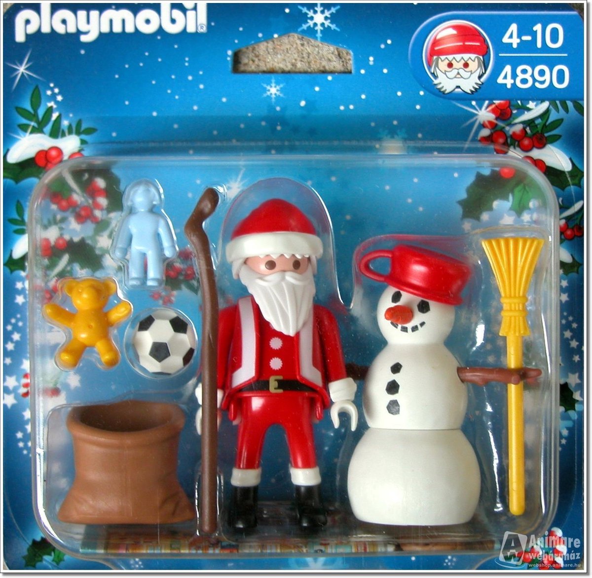PLAYMOBIL Kerstman met Sneeuwman - 4890 | bol.com