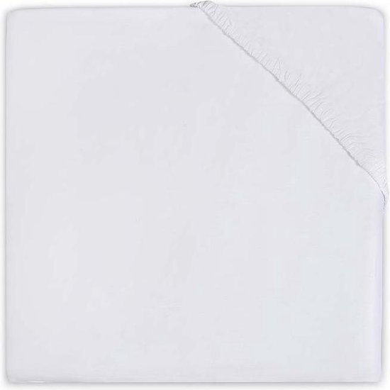 Jollein - Box Hoeslaken Jersey - 75x95 cm Wit
