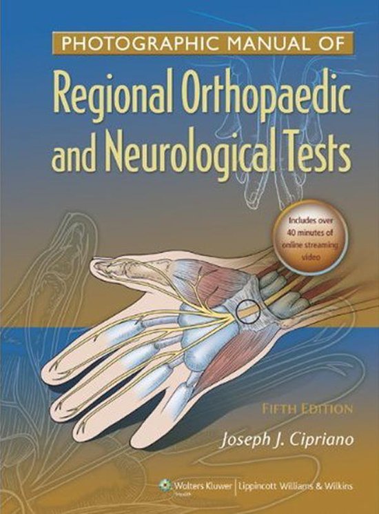 Photographic Manual of Regional Orthopaedic and Neurologic T ... - cover