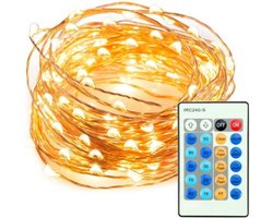 foto van LEDmaxx 20 meter koperkabel met 200 leds incl. afstandsbediening