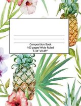 Composition Book Wide Ruled 100 Pages (7.44 x 9.69)