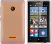 Transparant TPU hoesje voor de Microsoft Lumia 435
