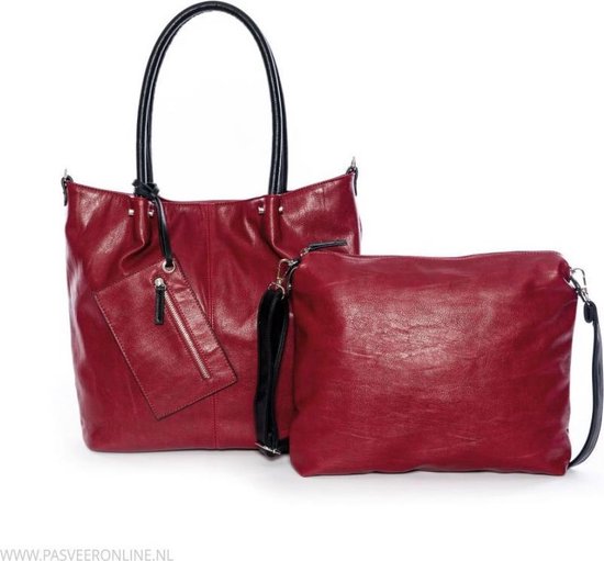 Maestro Bag in Bag - - Rood/Zwart |