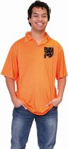 Poloshirt Oranje - Voetbal (maat XXL)