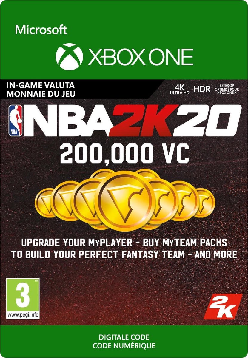 NBA 2K20: 200.000 VC - In-Game Valuta - Xbox One Download - 2K
