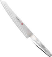 Couteau à découper Global NI GNM-11 - fossettes - 21cm
