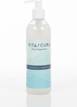 Vitacura® Magnesium Gel | 500ml | 100% Pure Magnesium Body Gel | 100% Natural | Massage Gel | Zechstein Quality Mark | Bottle With Pump | Reduces Muscle Cramps, Stress, Insomnia