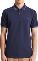 Fred Perry - Twin Tipped Shirt - Laurel Wreath Polo - M - Blauw