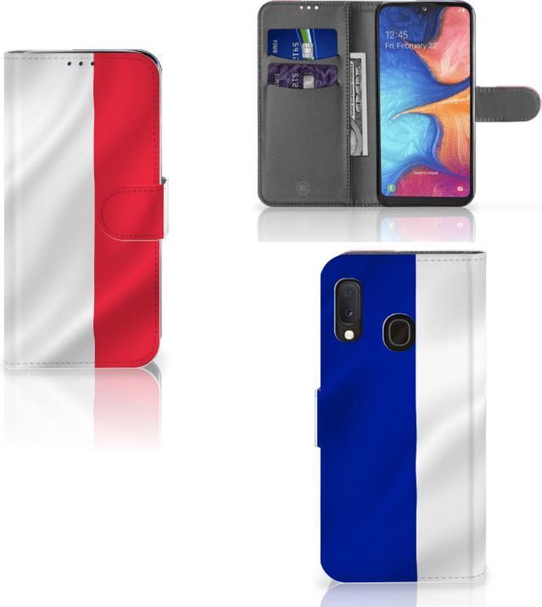 Samsung Galaxy A20e Bookstyle Case Frankrijk