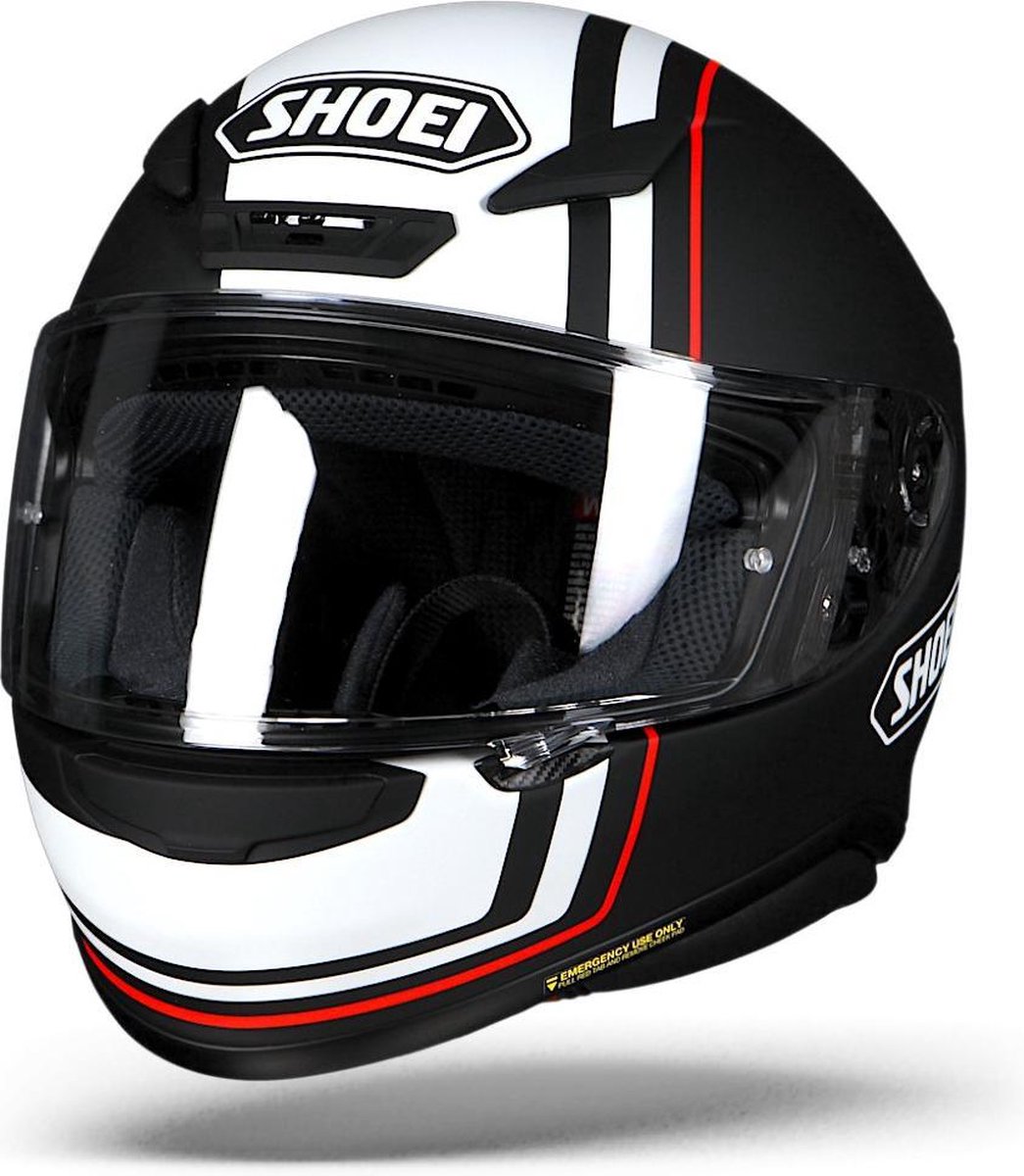 Shoei NXR Recounter Tc-5 Zwart Rood Wit Integraalhelm - Motorhelm ...