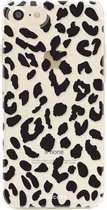 iPhone 8 hoesje TPU Soft Case - Back Cover - Luipaard / Leopard print