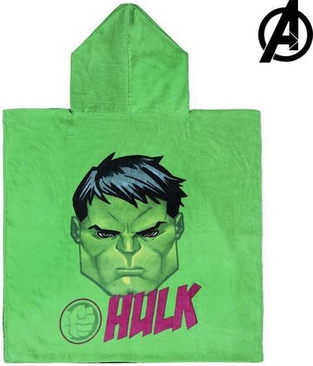 Serviette poncho avec capuche Hulk The Avengers 74157 | bol.com