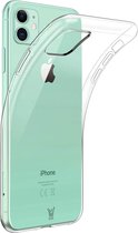 Hoesje geschikt voor iPhone 11 - Back Cover Case Transparant