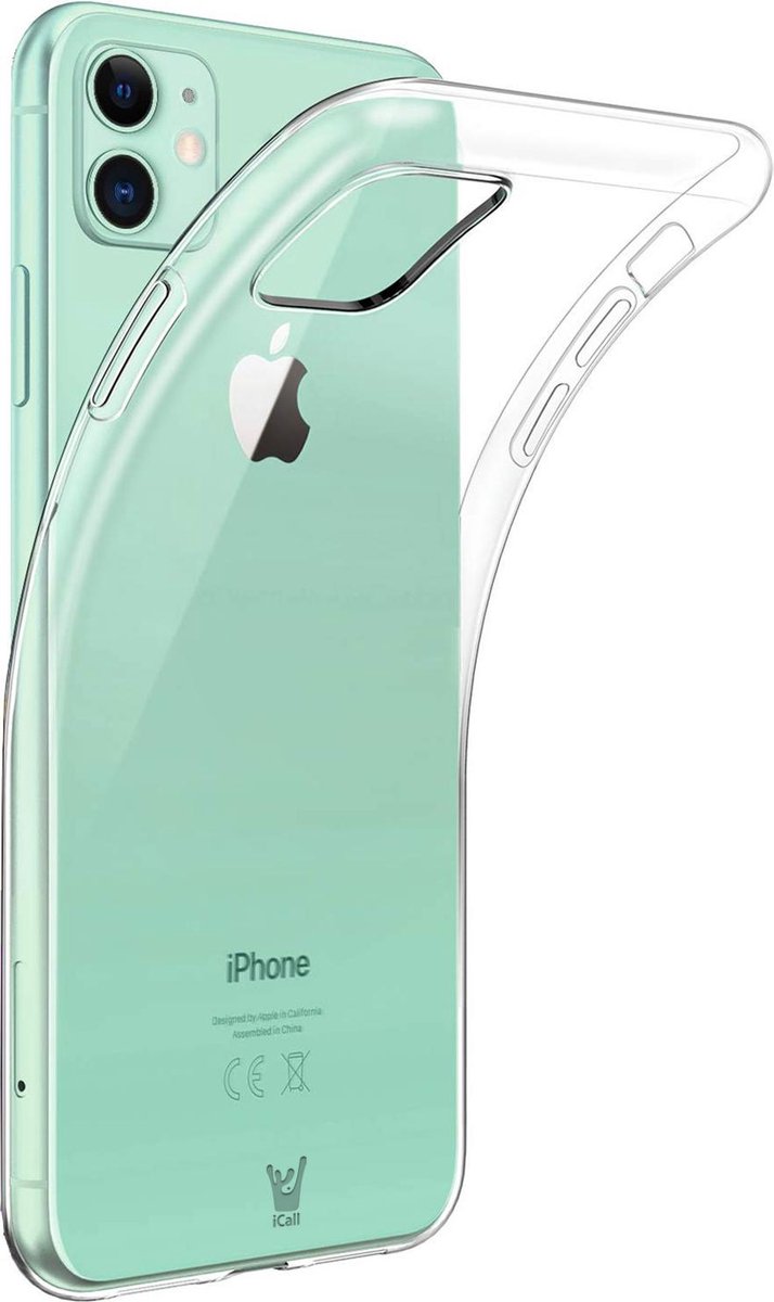 Hoesje geschikt voor iPhone 11 - Back Cover Case Transparant