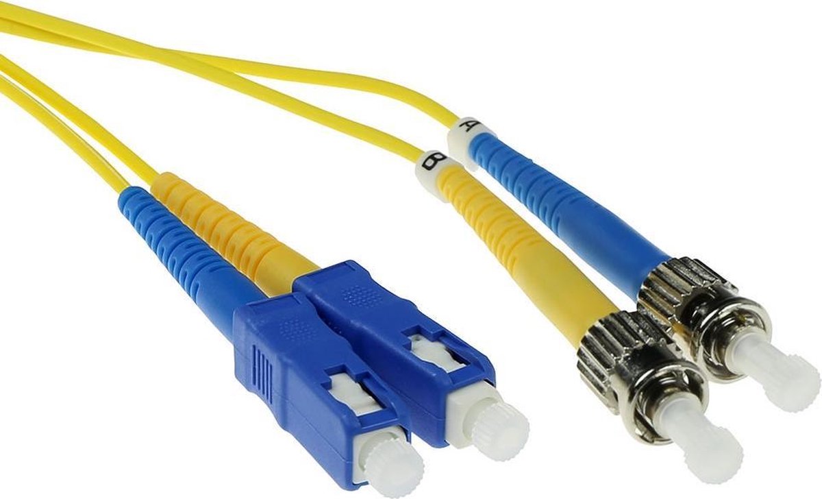 ACT RL2920 Glasvezel Patchkabel Duplex LSZH SC/ST 9/125µm OS2 - 20 meter
