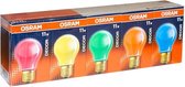 OP=OP Osram Party pakket gekleurd 11W E27 5 kleuren