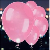 Balloominate Ballonnen Met Led-verlichting 28 Cm 5 Stuks Roze