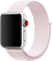 Nylon Sport Loop Bandje - Babyroze - Voor Apple Watch - 42/44 mm