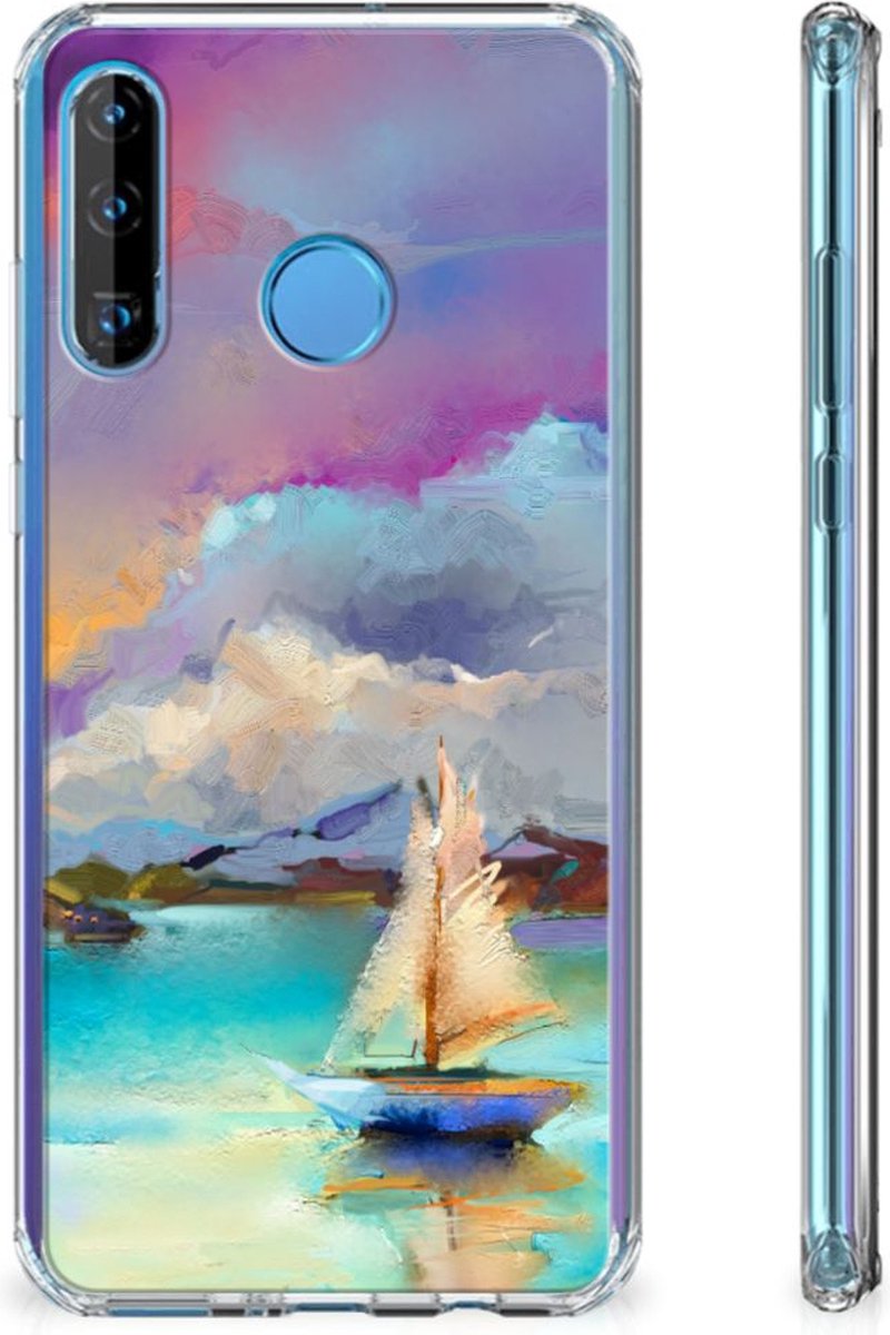 Back Cover Huawei P30 Lite Boat