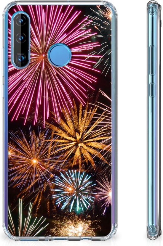 Anti Shock Bumper Case Huawei P30 Lite Vuurwerk