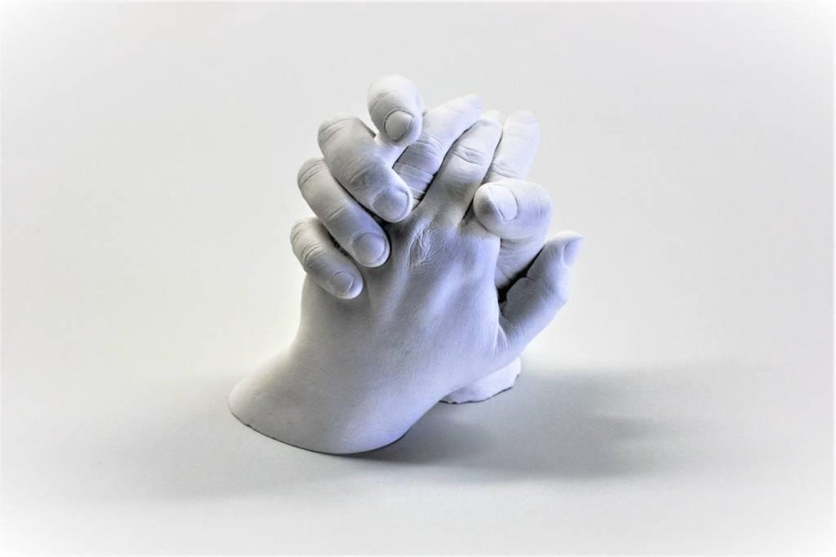 Handgietset voor koppels - gips standbeeldvormset | Veilig Alginaat Vormpoeder, handvormmaker voor volwassenen, kinderen, bruiloften, vrienden, familie aandenken | D-I-Y Handsculptuurset