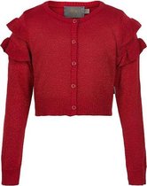 Creamie - kort vest - rood met glitters - Maat 104