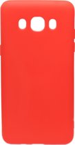 ADEL Siliconen Back Cover Softcase Hoesje Geschikt voor Samsung Galaxy J7 (2016) - Rood