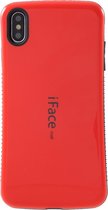 TPU hybride semi softcase voor iPhone XS Max 6.5 inch - ROOD - iFace