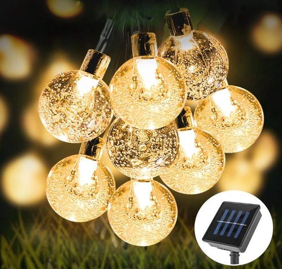 Lichtsnoer met solar sensor – Kerstverlichting buiten – 6 meter –  Kerstdecoratie –... | bol