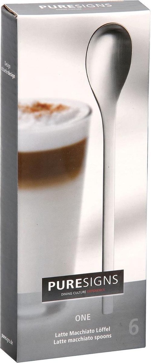 Puresigns Latte Macchiato Roestvrijstaal 6 stuk(s)
