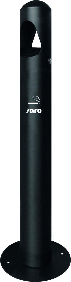 Goedkoopste Rookpaal zwart | Staande asbak | Binnenbak verwijderbaar | (H) 100 cm - Ø 29 cm