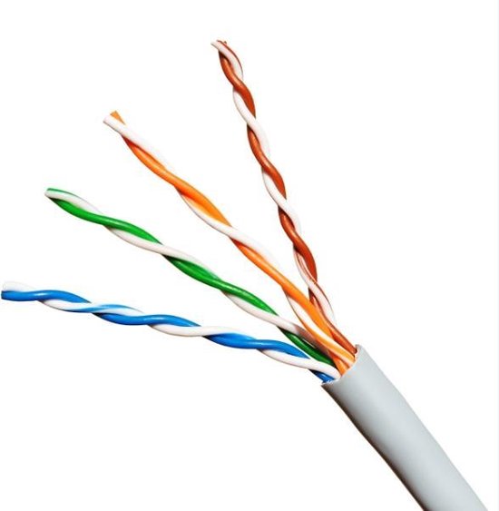 Câble réseau Cat 5e UTP 1000 Mbps / câble Internet / câble LAN / câble UTP  4pr 24 AWG... | bol.com