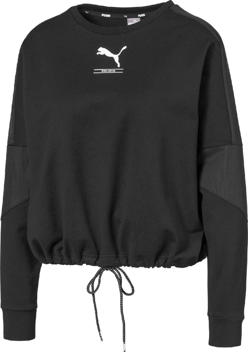 Nu-tility Crew Sweat-Puma Zwart