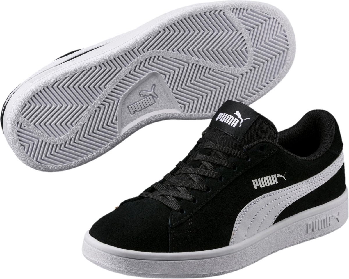 PUMA Smash v2 SD Jr Kinderen Sneakers Puma -Puma Zwart
