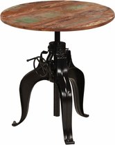 Bartafel Massief gerecycled Hout (Incl Houten dienblad) - Bartafel - Hoge Tafel