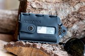 Trayvax Element, Black-Stealth Black, RFID Pasjeshouder Creditcardhouder Leer-Metaal Zwart