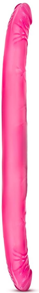 Goedkoopste Geaderde Dubbele Dildo - Roze