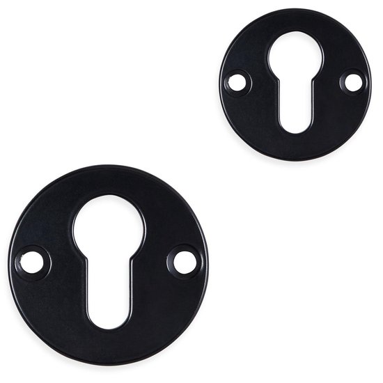 Ensemble cylindre rosette - Mazovie - rond - noir