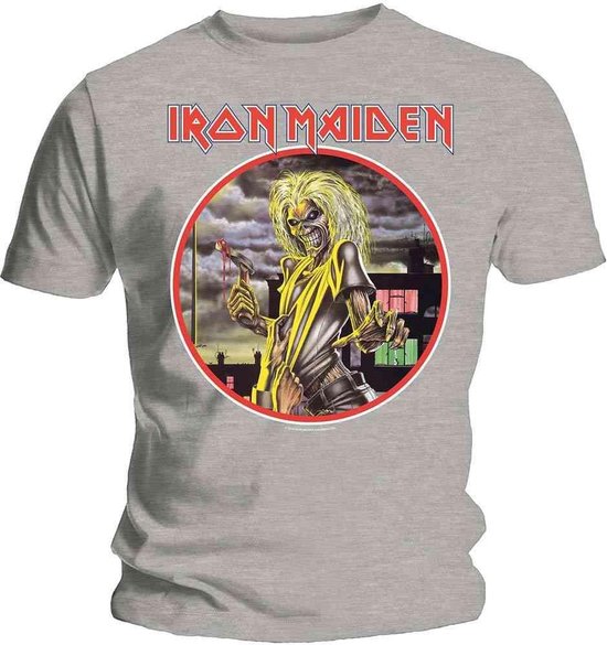 Iron Maiden - Killers Circle Heren T-shirt - S - Grijs