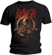 Slayer - Hard Cover Comic Book heren unisex T-shirt met rug print zwart - L