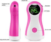 Premium Doppler baby hartslag monitor mini roze