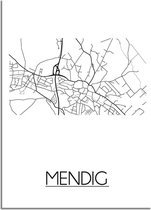 DesignClaud Mendig Plattegrond poster B2 poster (50x70cm)