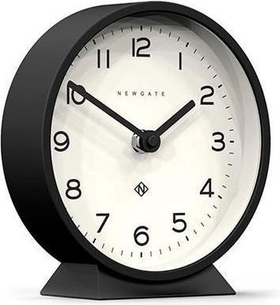 M tafelklok Echo zwart 16cm