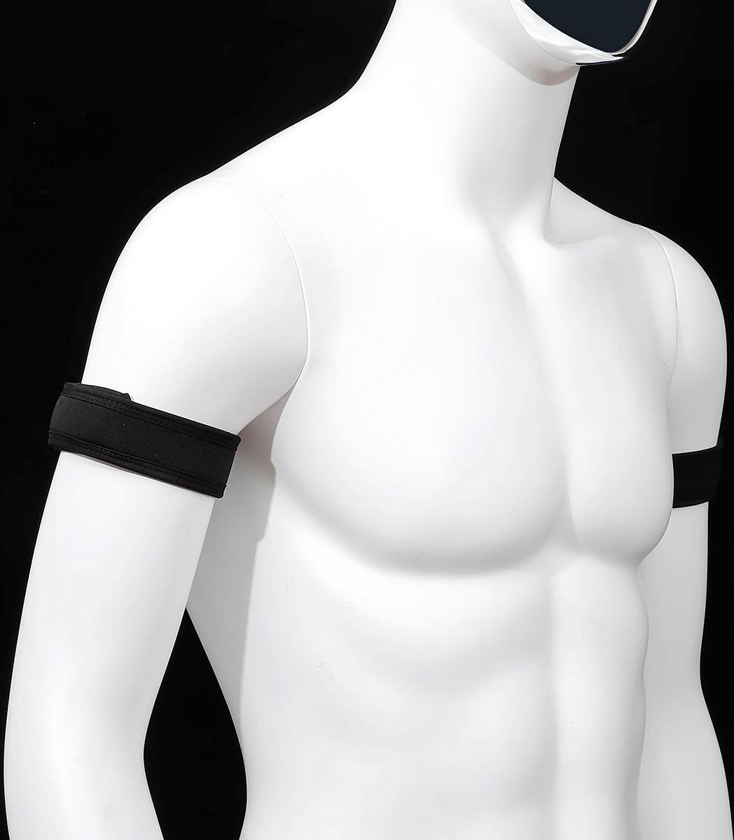 Goedkoopste Banoch | Biceps neoprene Lindo Perrito negro - zwart - puppy play