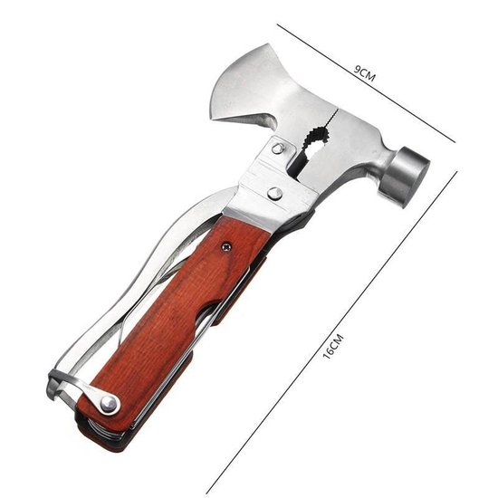 Multi tool 3 in 1 - Bijl - Hamer - Koevoet - Torso