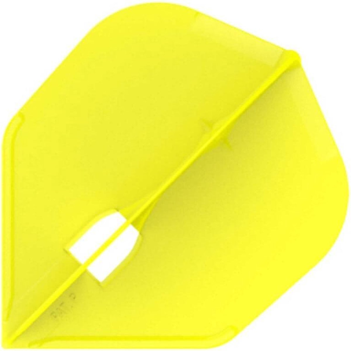 L-Style Champagne Flight L3 Shape Solid Yellow - Dart Flights