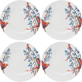Bamboo & Singing Birds Dinerbord - 27 cm - 4 Stuks